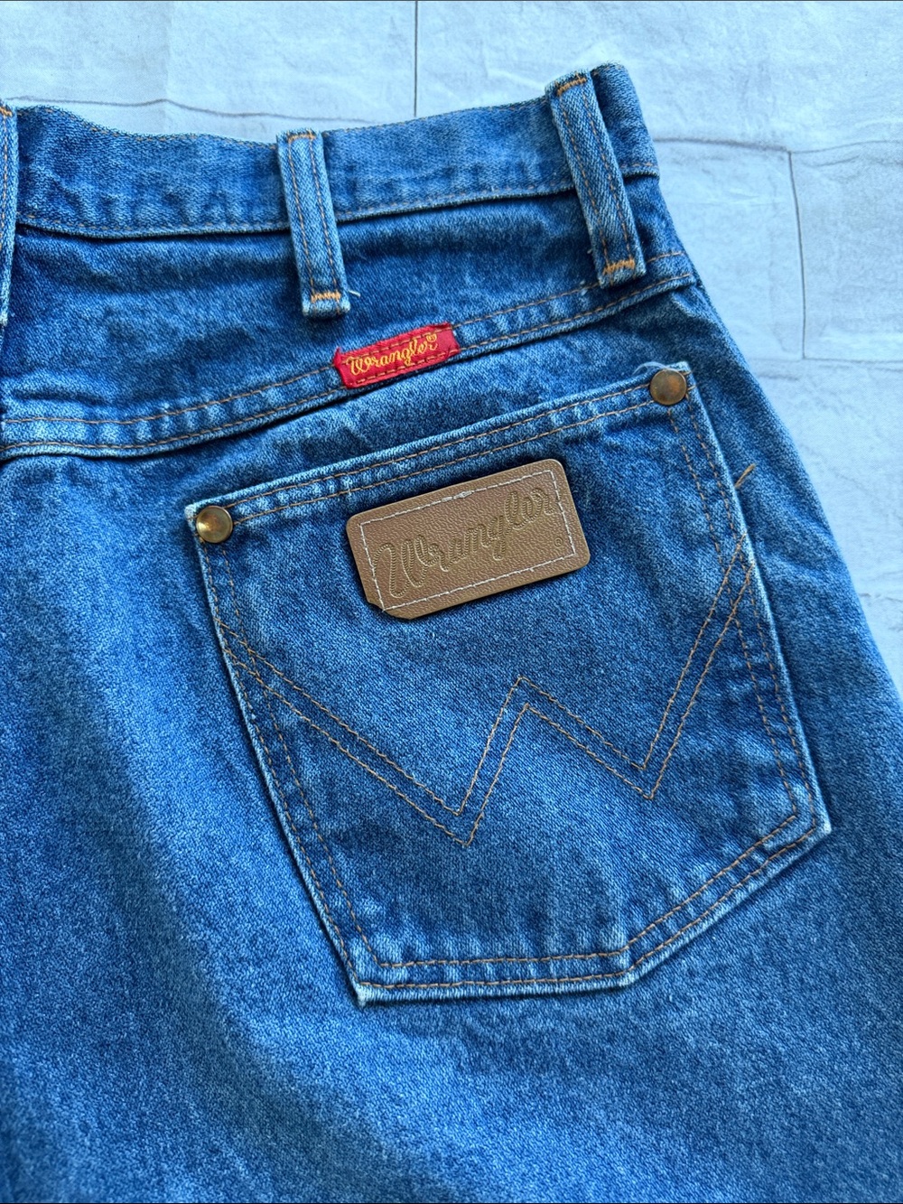 80’s WRANGLER WESTERN BOXY JEANS made in USA VINTAGE JEANS